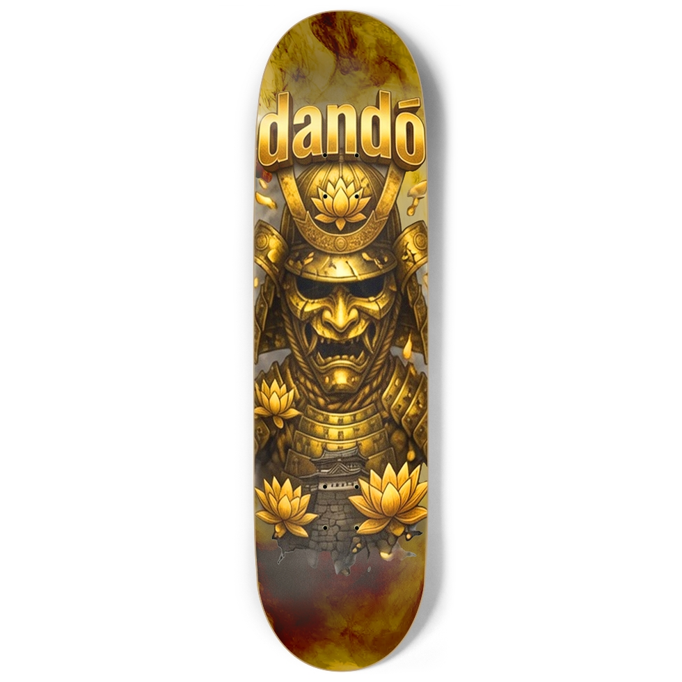 Dandō Golden Samurai Skateboard Deck