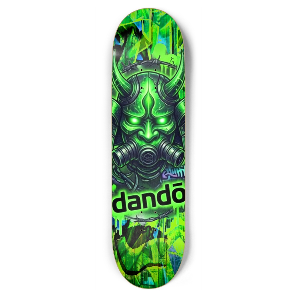 Dandō Green Gearhead Skateboard Deck